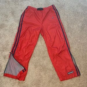 Red Abercrombie Gym issue sweatpants size L